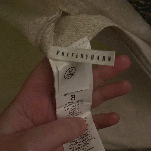 Pottery Barn | Gourd Embroidered Lumbar Pillow Cover - Picture 4 of 5